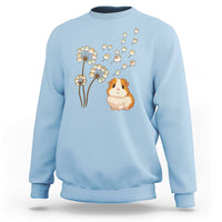Flower Guinea Pig Dandelion Sweatshirt Funny Cavy Lover Gift - Wonder Print Shop