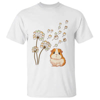 Flower Guinea Pig Dandelion T Shirt Funny Cavy Lover Gift - Wonder Print Shop