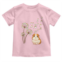 Flower Guinea Pig Dandelion Toddler T Shirt Funny Cavy Lover Gift - Wonder Print Shop