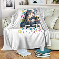 Funny Guinea Pigs And Gaming Lover Gift For Kid Throw Blanket - Wonder Print Shop