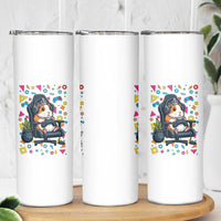 Funny Guinea Pigs And Gaming Lover Gift For Kid Skinny Tumbler - Wonder Print Shop