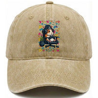 Funny Guinea Pigs And Gaming Lover Gift For Kid Washed Cotton Baseball Cap