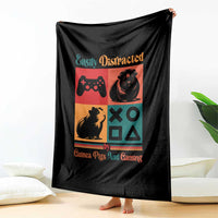 Funny Easily Distracted By Guinea Pigs And Gaming Throw Blanket Game Lover Gift - Wonder Print Shop