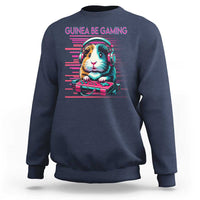 Funny Guinea Pig Video Game Player Gift Sweatshirt Guinea Be Gaming - Wonder Print Shop