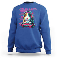 Funny Guinea Pig Video Game Player Gift Sweatshirt Guinea Be Gaming - Wonder Print Shop