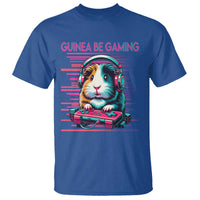 Funny Guinea Pig Video Game Player Gift T Shirt Guinea Be Gaming - Wonder Print Shop
