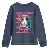 Funny Guinea Pig Video Game Player Gift Youth Sweatshirt Guinea Be Gaming - Wonder Print Shop