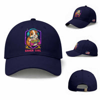Guinea Pig Video Game Rodent Lover Baseball Cap Funny Gamers Girl Gift