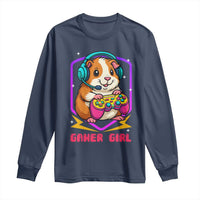 Guinea Pig Video Game Rodent Lover Long Sleeve Shirt Funny Gamers Girl Gift - Wonder Print Shop