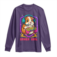 Guinea Pig Video Game Rodent Lover Long Sleeve Shirt Funny Gamers Girl Gift - Wonder Print Shop