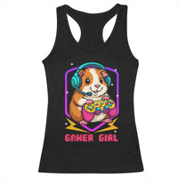 Guinea Pig Video Game Rodent Lover Racerback Tank Top Funny Gamers Girl Gift - Wonder Print Shop