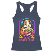 Guinea Pig Video Game Rodent Lover Racerback Tank Top Funny Gamers Girl Gift - Wonder Print Shop