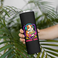 Guinea Pig Video Game Rodent Lover Skinny Tumbler Funny Gamers Girl Gift - Wonder Print Shop