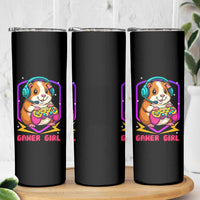 Guinea Pig Video Game Rodent Lover Skinny Tumbler Funny Gamers Girl Gift - Wonder Print Shop