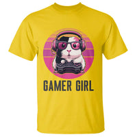 Funny Guinea Pig Video Game Rodent Lover T Shirt Gamers Girl Sunset Retro Gift - Wonder Print Shop