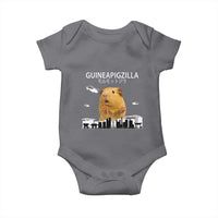 Funny Giant Guinea Pig Monster Roaring Tokyo Japan Baby Onesie Guineapigzilla - Wonder Print Shop