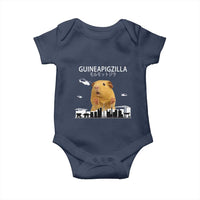Funny Giant Guinea Pig Monster Roaring Tokyo Japan Baby Onesie Guineapigzilla - Wonder Print Shop
