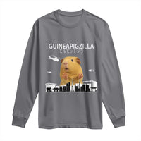 Funny Giant Guinea Pig Monster Roaring Tokyo Japan Long Sleeve Shirt Guineapigzilla - Wonder Print Shop