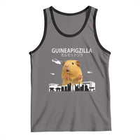 Funny Giant Guinea Pig Monster Roaring Tokyo Japan Tank Top Guineapigzilla - Wonder Print Shop