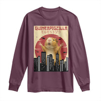 Guineapigzilla Giant Long Sleeve Shirt Funny Guinea Pig Monster Tokyo Japan Gift - Wonder Print Shop