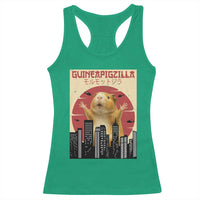 Guineapigzilla Giant Racerback Tank Top Funny Guinea Pig Monster Tokyo Japan Gift - Wonder Print Shop