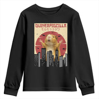 Guineapigzilla Giant Youth Sweatshirt Funny Guinea Pig Monster Tokyo Japan Gift - Wonder Print Shop