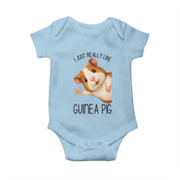 I Just Really Like Guinea Pigs Baby Onesie Funny Cavy Lover - Wonder Print Shop