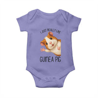 I Just Really Like Guinea Pigs Baby Onesie Funny Cavy Lover - Wonder Print Shop