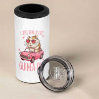 I Just Really Like Guinea Pigs 4 in 1 Can Cooler Tumbler Pet Lover Gift For Girl - Wonder Print Shop