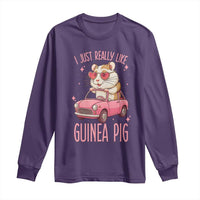 I Just Really Like Guinea Pigs Long Sleeve Shirt Pet Lover Gift For Girl - Wonder Print Shop