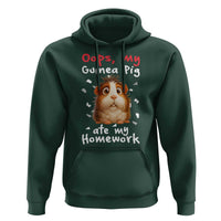 Oops My Guinea Pig Ate My Homework Hoodie Funny Cavy Lover Gift - Wonder Print Shop