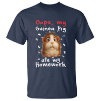 Oops My Guinea Pig Ate My Homework T Shirt Funny Cavy Lover Gift - Wonder Print Shop