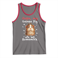 Oops My Guinea Pig Ate My Homework Tank Top Funny Cavy Lover Gift - Wonder Print Shop