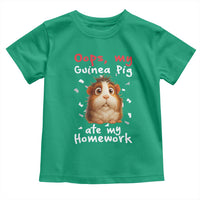 Oops My Guinea Pig Ate My Homework Toddler T Shirt Funny Cavy Lover Gift - Wonder Print Shop