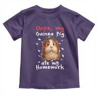 Oops My Guinea Pig Ate My Homework Toddler T Shirt Funny Cavy Lover Gift - Wonder Print Shop