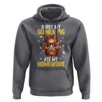 Funny My Guinea Pig Ate My Homework Hoodie Gift For Rodent Lovers - Wonder Print Shop
