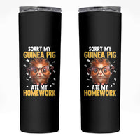 Funny My Guinea Pig Ate My Homework Skinny Tumbler Gift For Rodent Lovers - Wonder Print Shop