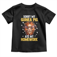 Funny My Guinea Pig Ate My Homework Toddler T Shirt Gift For Rodent Lovers - Wonder Print Shop