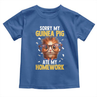 Funny My Guinea Pig Ate My Homework Toddler T Shirt Gift For Rodent Lovers - Wonder Print Shop