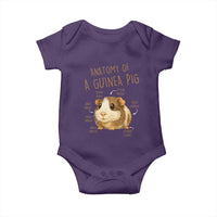 Anatomy Of A Guinea Pig Baby Onesie Funny Cavy Lover Animal Anatomy Gift - Wonder Print Shop