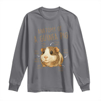 Anatomy Of A Guinea Pig Long Sleeve Shirt Funny Cavy Lover Animal Anatomy Gift - Wonder Print Shop