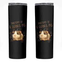 Anatomy Of A Guinea Pig Skinny Tumbler Funny Cavy Lover Animal Anatomy Gift - Wonder Print Shop