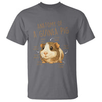 Anatomy Of A Guinea Pig T Shirt Funny Cavy Lover Animal Anatomy Gift - Wonder Print Shop