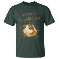 Anatomy Of A Guinea Pig T Shirt Funny Cavy Lover Animal Anatomy Gift - Wonder Print Shop
