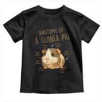 Anatomy Of A Guinea Pig Toddler T Shirt Funny Cavy Lover Animal Anatomy Gift - Wonder Print Shop