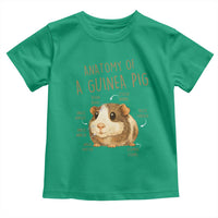 Anatomy Of A Guinea Pig Toddler T Shirt Funny Cavy Lover Animal Anatomy Gift - Wonder Print Shop
