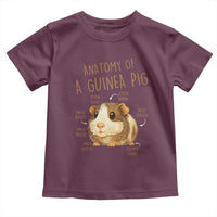 Anatomy Of A Guinea Pig Toddler T Shirt Funny Cavy Lover Animal Anatomy Gift - Wonder Print Shop