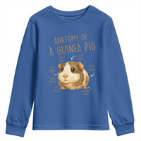 Anatomy Of A Guinea Pig Youth Sweatshirt Funny Cavy Lover Animal Anatomy Gift - Wonder Print Shop