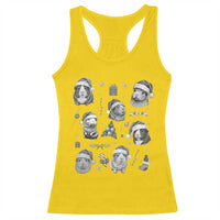 Christmas Guinea Pigs Racerback Tank Top Funny Cavy Lover Holiday Gift - Wonder Print Shop