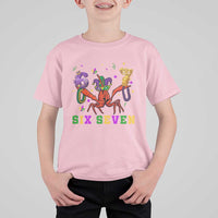 Funny 67 Crawfish Mardi Gras T Shirt For Kid Six Seven Meme